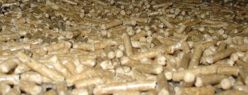 pellets on separator pellets on separator
