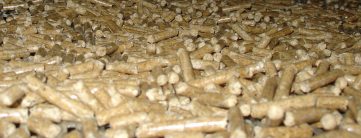 pellets on separator